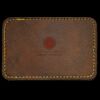 Faux Leather Engravable Patch - Round-Corner Rectangular Thumbnail