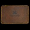 Faux Leather Engravable Patch - Round-Corner Rectangular Thumbnail