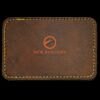 Faux Leather Engravable Patch - Round-Corner Rectangular Thumbnail