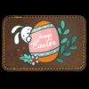 Faux Leather Engravable Patch - Round-Corner Rectangular Thumbnail