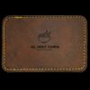 Faux Leather Engravable Patch - Round-Corner Rectangular Thumbnail