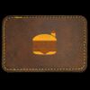 Faux Leather Engravable Patch - Round-Corner Rectangular Thumbnail