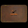 Faux Leather Engravable Patch - Round-Corner Rectangular Thumbnail