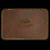 Faux Leather Engravable Patch - Round-Corner Rectangular Thumbnail