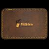 Faux Leather Engravable Patch - Round-Corner Rectangular Thumbnail