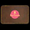 Faux Leather Engravable Patch - Round-Corner Rectangular Thumbnail