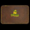 Faux Leather Engravable Patch - Round-Corner Rectangular Thumbnail