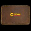 Faux Leather Engravable Patch - Round-Corner Rectangular Thumbnail