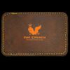 Faux Leather Engravable Patch - Round-Corner Rectangular Thumbnail