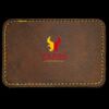 Faux Leather Engravable Patch - Round-Corner Rectangular Thumbnail