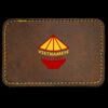 Faux Leather Engravable Patch - Round-Corner Rectangular Thumbnail