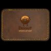 Faux Leather Engravable Patch - Round-Corner Rectangular Thumbnail