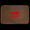 Faux Leather Engravable Patch - Round-Corner Rectangular Thumbnail