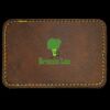Faux Leather Engravable Patch - Round-Corner Rectangular Thumbnail