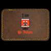 Faux Leather Engravable Patch - Round-Corner Rectangular Thumbnail