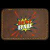 Faux Leather Engravable Patch - Round-Corner Rectangular Thumbnail