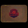 Faux Leather Engravable Patch - Round-Corner Rectangular Thumbnail