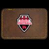 Faux Leather Engravable Patch - Round-Corner Rectangular Thumbnail