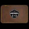 Faux Leather Engravable Patch - Round-Corner Rectangular Thumbnail