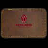 Faux Leather Engravable Patch - Round-Corner Rectangular Thumbnail