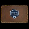 Faux Leather Engravable Patch - Round-Corner Rectangular Thumbnail