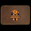 Faux Leather Engravable Patch - Round-Corner Rectangular Thumbnail