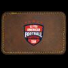 Faux Leather Engravable Patch - Round-Corner Rectangular Thumbnail
