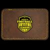 Faux Leather Engravable Patch - Round-Corner Rectangular Thumbnail
