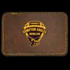 Faux Leather Engravable Patch - Round-Corner Rectangular Thumbnail