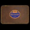 Faux Leather Engravable Patch - Round-Corner Rectangular Thumbnail