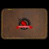 Faux Leather Engravable Patch - Round-Corner Rectangular Thumbnail