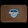 Faux Leather Engravable Patch - Round-Corner Rectangular Thumbnail