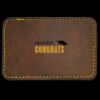 Faux Leather Engravable Patch - Round-Corner Rectangular Thumbnail