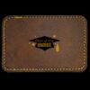 Faux Leather Engravable Patch - Round-Corner Rectangular Thumbnail