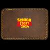 Faux Leather Engravable Patch - Round-Corner Rectangular Thumbnail