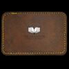 Faux Leather Engravable Patch - Round-Corner Rectangular Thumbnail