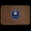 Faux Leather Engravable Patch - Round-Corner Rectangular Thumbnail