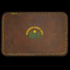 Faux Leather Engravable Patch - Round-Corner Rectangular Thumbnail