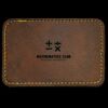 Faux Leather Engravable Patch - Round-Corner Rectangular Thumbnail