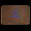 Faux Leather Engravable Patch - Round-Corner Rectangular Thumbnail