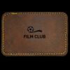 Faux Leather Engravable Patch - Round-Corner Rectangular Thumbnail