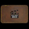 Faux Leather Engravable Patch - Round-Corner Rectangular Thumbnail