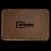 Faux Leather Engravable Patch - Round-Corner Rectangular Thumbnail
