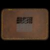Faux Leather Engravable Patch - Round-Corner Rectangular Thumbnail