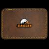 Faux Leather Engravable Patch - Round-Corner Rectangular Thumbnail