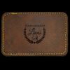 Faux Leather Engravable Patch - Round-Corner Rectangular Thumbnail