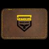 Faux Leather Engravable Patch - Round-Corner Rectangular Thumbnail