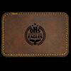 Faux Leather Engravable Patch - Round-Corner Rectangular Thumbnail