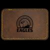 Faux Leather Engravable Patch - Round-Corner Rectangular Thumbnail