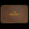 Faux Leather Engravable Patch - Round-Corner Rectangular Thumbnail